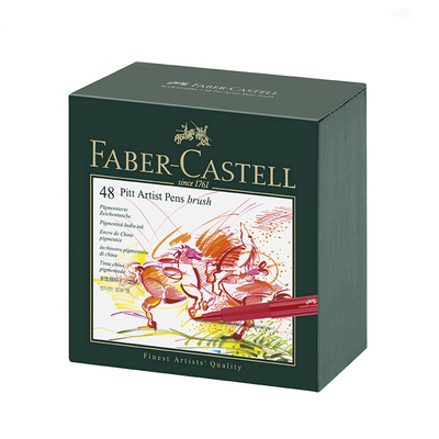 辉柏嘉德国软头水性马克笔60色