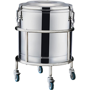 大号汤桶开水桶架子 保温桶带轮移动架支架 汤锅食堂餐厅商用推车