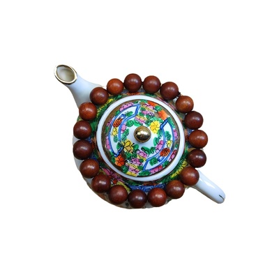 天然雷击枣木手串手持静心