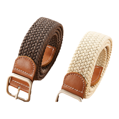 GIAPOS休闲弹力编织女士帆布腰带