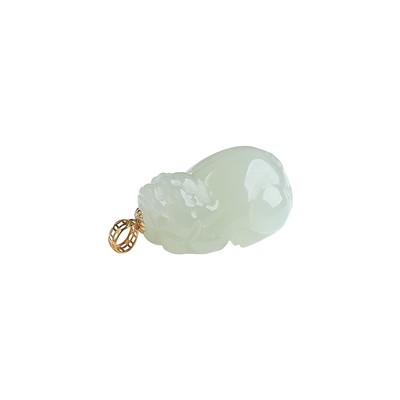 天然和田玉项链女款轻奢小众