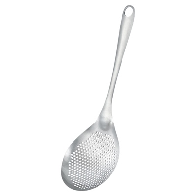 霜山304不锈钢大漏勺家用焯水笊篱过滤网捞面厨房滤油勺火锅捞勺