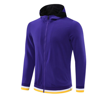 湖人热身出场服定制青春外套男女