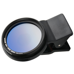 卓美zomei手机镜头滤镜37mm可调渐变灰蓝橙红苹果外置高清摄像头