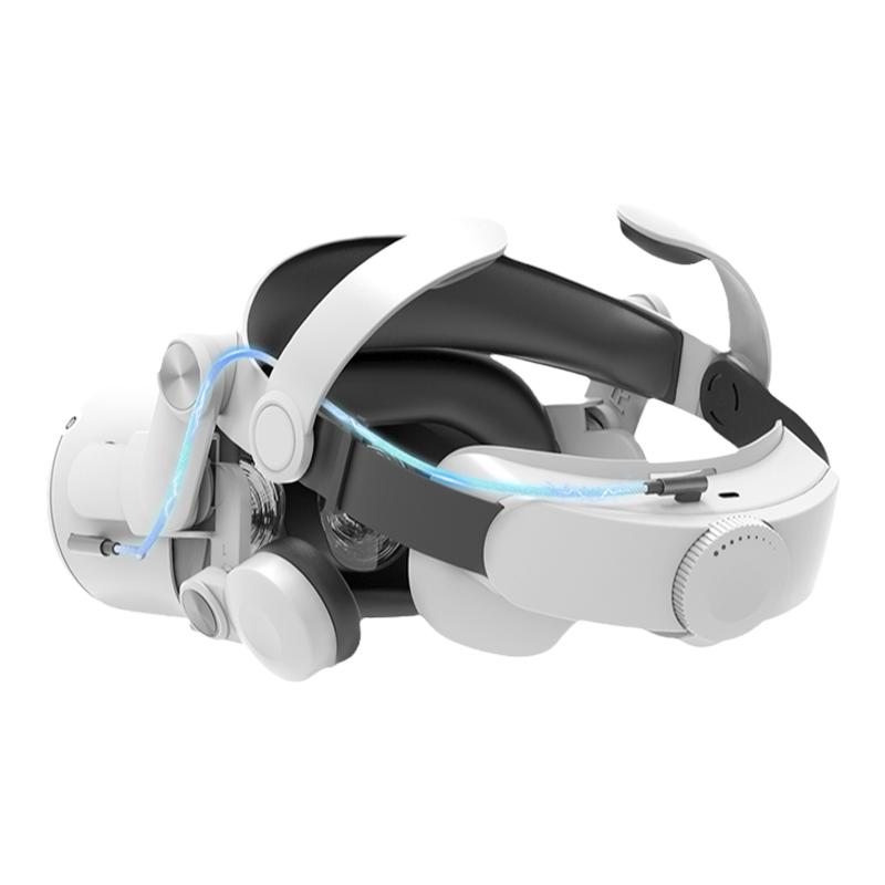 Oculus quest 2精英头戴配件充电替换电池续航VR舒适不压脸减重头带戴收纳包盒手柄保护套加宽面脸罩蓝牙耳机