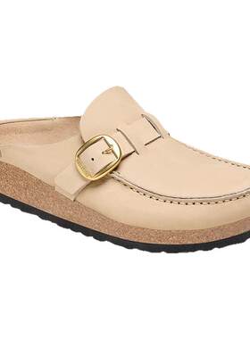 BIRKENSTOCK勃肯绒面革包头拖鞋
