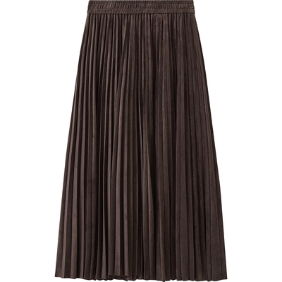 播商场同款时髦百褶半身裙秋冬新款中长款通勤裙子BDS4BD3807