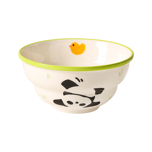 川岛屋熊猫可爱餐具套装一人食碗碟碗盘搬家乔迁新居生日礼物女生