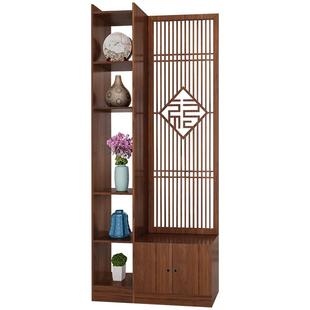 新中式屏风隔断柜间厅柜简易玄关客厅卧室移动现代简约鞋柜装饰柜