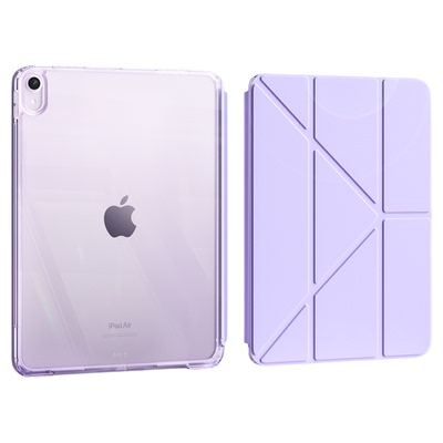 三折y型ipadair6保护壳ipad10保护套mini7亚克力适用苹果平板pro11寸第9代十ari5外壳子4无笔槽y折22款pad8九