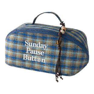 Moreover印象画家立体化妆包高颜值防水女大容量便携旅行收纳包