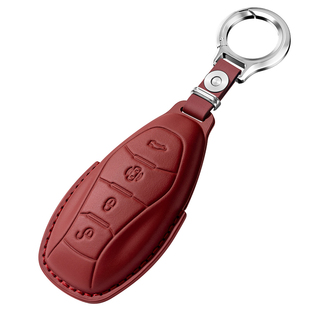 25款红旗h5钥匙套hs5/hs3phev/h9/h6/hs7/hq9/eh7高级感真皮包扣