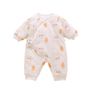 52码宝宝连体衣冬季保暖棉衣小月龄纯棉a类冬装加厚初生婴儿棉袄