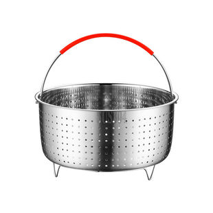 304不锈钢蒸饭篮米汤分离神器沥米饭蒸格电饭锅蒸笼隔水蒸架蒸屉