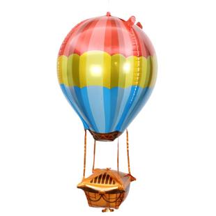 飘空氦气可飞天热气球铝膜生日场景布置装饰儿童婴儿无毒批发网红