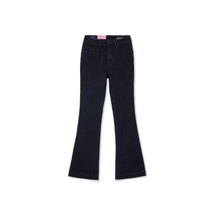 ABLE JEANS【马蹄裤】女士复古高腰修身弹力显瘦微喇牛仔裤加绒