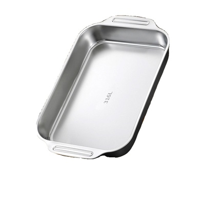 不锈钢长方烤鱼盘|超4万次加购