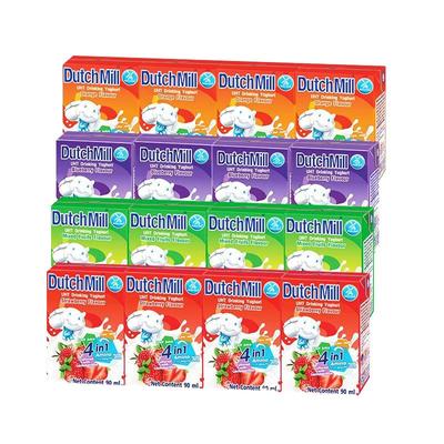 泰国进口达美酸牛奶饮料橙子蓝莓