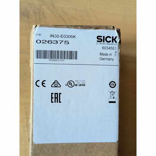询价西克传感器IN30-E0306K，物料号6034581，
