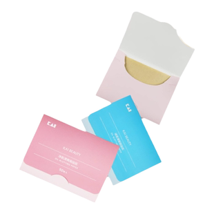 日本kai贝印蓝粉世面部吸油纸干净肌肤清爽绿茶清新敏感肌吸纸女