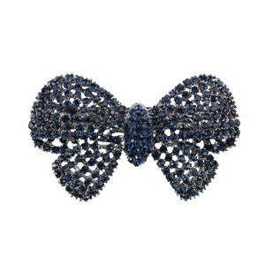 铂思亚2025新款高端轻奢蝴蝶结发夹女后脑勺一字弹簧夹子发卡头饰