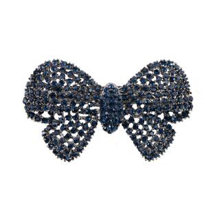 铂思亚2026新款高端轻奢蝴蝶结发夹女后脑勺一字弹簧夹子发卡头饰