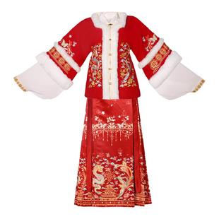 醉欢楼_龙凤贺岁 原创明制汉服女2025新款秋冬季拜年服马面裙古装