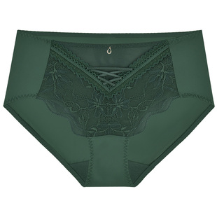 3件199|商场同款MYBODY内裤女精致蕾丝舒适防夹臀收腹中腰平角裤