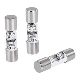 茗熔MRO熔断器芯 RO15保险丝R015 RT18-32X 1A 2A 3A 6A 10A 32A