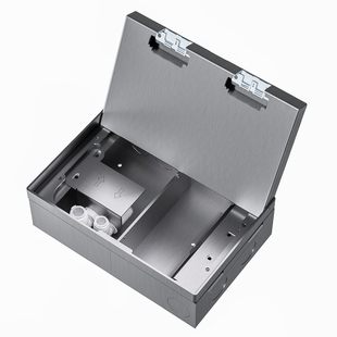 不锈钢防水大理石净水器地插座隐形纯平嵌入式净水管茶台接水一体