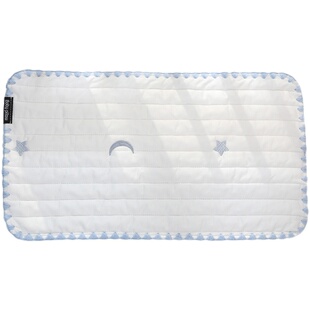 云片枕婴儿平枕新初生宝宝纱布枕巾四季纯棉柔软吸汗绗缝吐奶枕垫