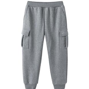 Asics/亚瑟士童装2025年秋季新品工装裤防风运动多袋长裤舒适百搭