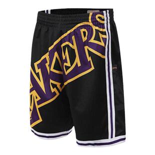 Mitchell&Ness短裤湖人队BigFace2.0经典复古轻便运动短裤男MN