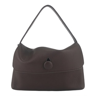 极简内羊绒麂皮纽扣Sally Bag简约手机包手提时尚女包极简小方包