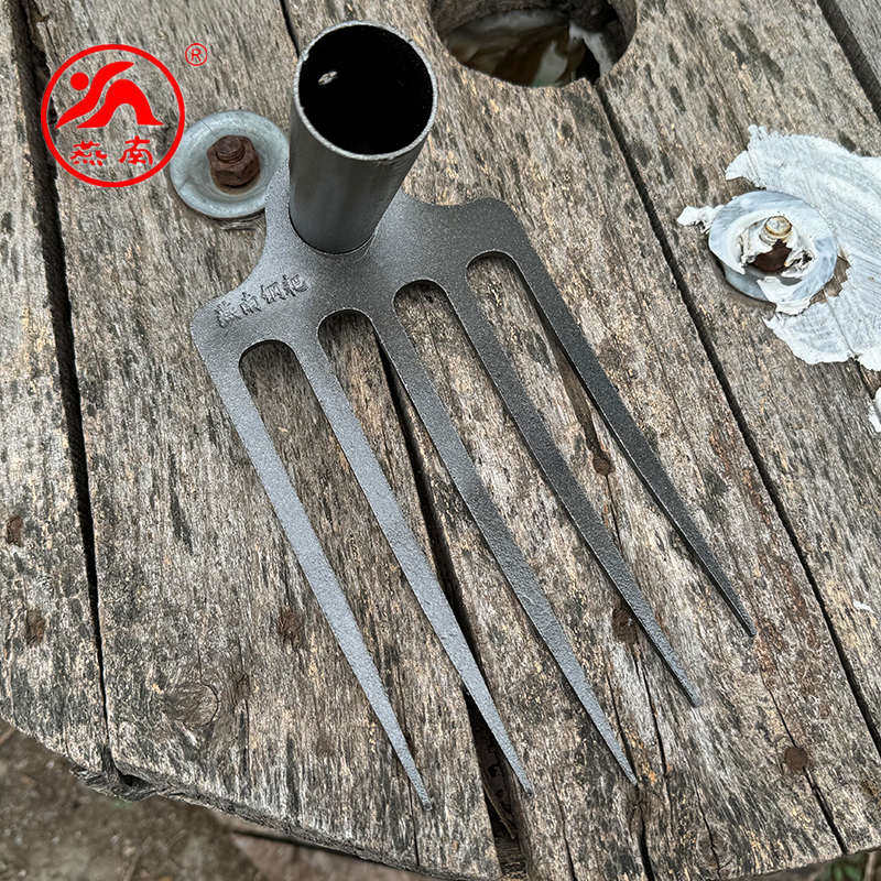 燕南钢耙一体锰钢耙五齿耙子挖蛤捡花生赶海神器园林农用草坪松土