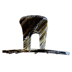 法式小众一字中号抓夹半扎发 france慵懒风加厚气质盘发鲨鱼夹