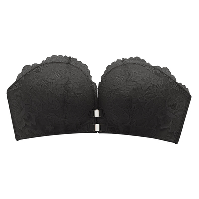 前扣无肩带内衣女隐形抹胸式防滑