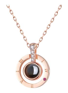 925纯银爱的记忆项链创意礼物