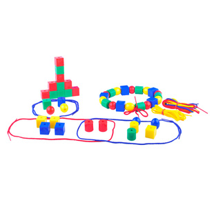 台湾游思乐USL儿童小串珠650个宝宝分类排序穿编串珠穿绳游戏玩具