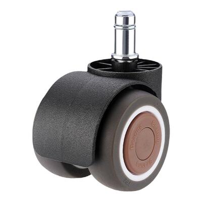 静音轻便橡胶双轴承转椅万向轮