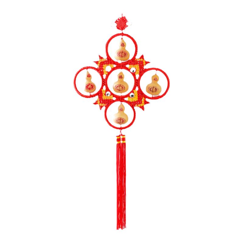天然葫芦中国结挂件客厅搬家礼物葫芦