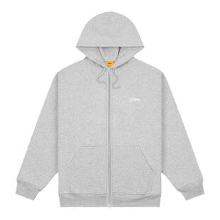 Dime MTL Cursive Zip Hoodie 美式加绒拉链开衫襟连帽卫衣外套男