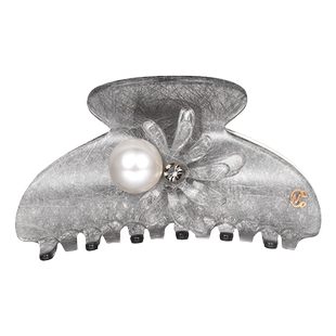 MoCercoo抓夹高级感女气质珍珠中号发量多后脑勺鲨鱼夹发夹