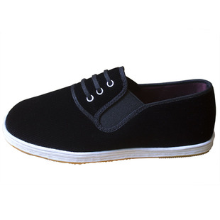 手工布鞋男女春秋透气中老年一脚蹬防滑爸爸防臭湖南千层底老布鞋