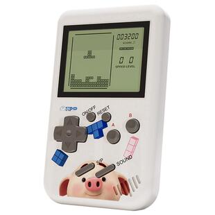 猪小屁俄罗斯方块掌上游戏机怀旧老式游游机儿童益智电子玩具男孩