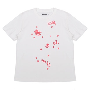 NATURAL HOTEL【小马铜钱印花提花针织长袖 短袖T恤】no退可换