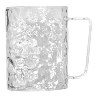 冰川纹漱口杯家用女刷牙洗漱杯牙杯口杯牙缸大容量透明牙刷架杯子