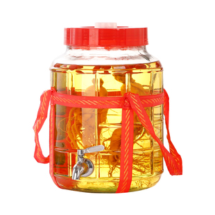 自动排气水果酵素桶专用发酵密封罐泡酒玻璃瓶自酿葡萄酒瓶果汁罐