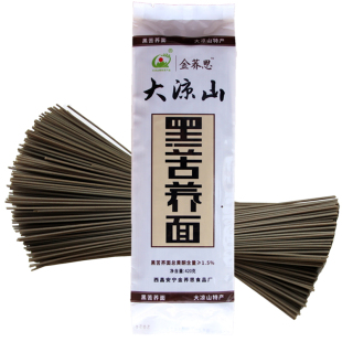 四川大凉山苦荞面 纯正荞麦面条 黑苦荞面条 魔芋荞麦面条 荞麦面