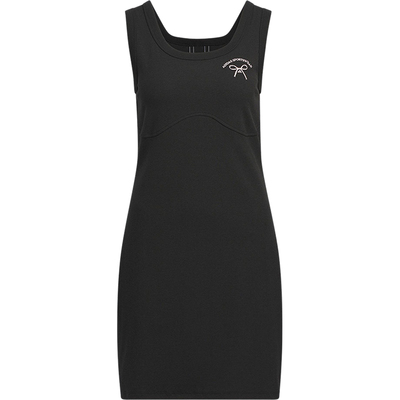 Adidas/阿迪达斯正品2025女士运动休闲修身无袖连衣裙JY7651